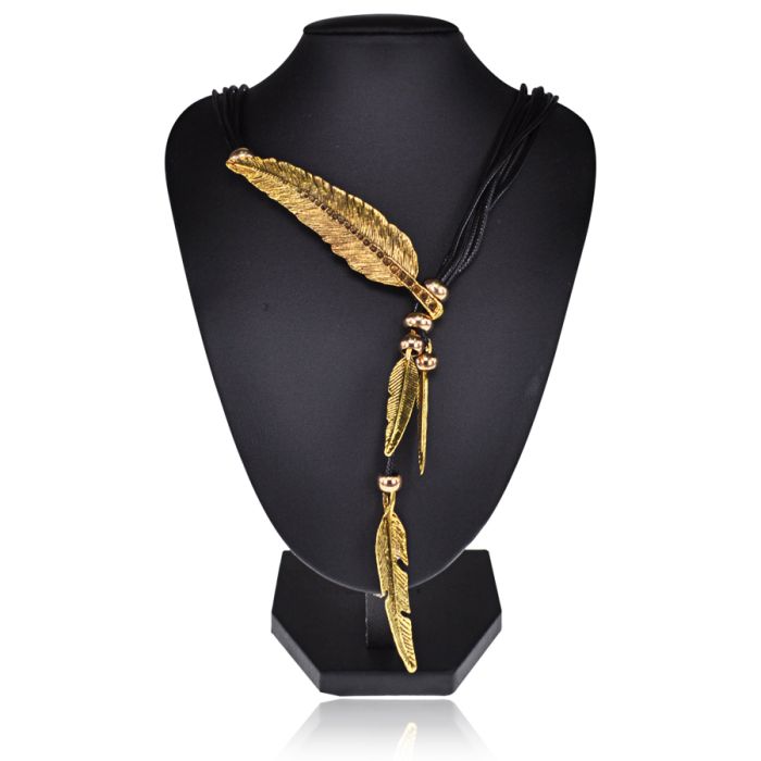 BJK347 Feather necklace, 55cm