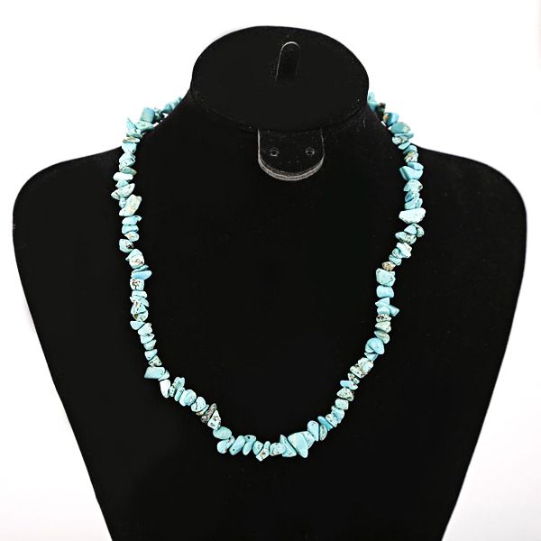 BUS047-10 Turquoise stone beads, 50cm