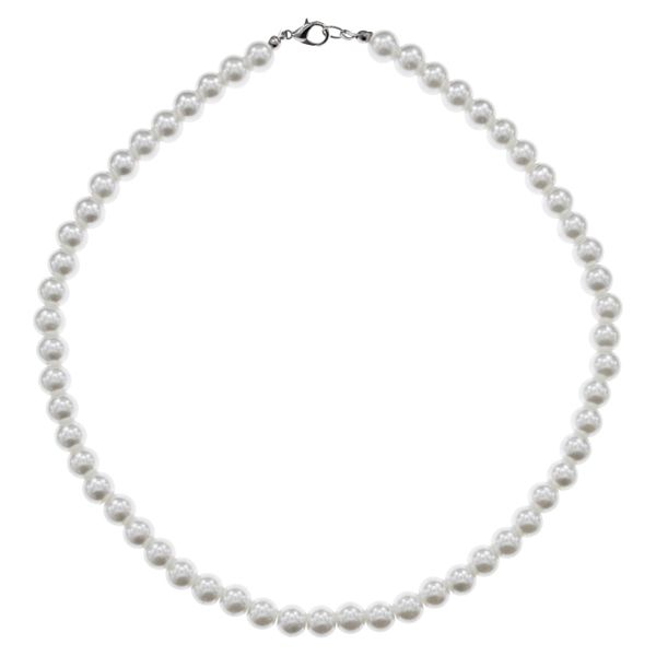 BUS048-3 Pearl necklace, 42cm