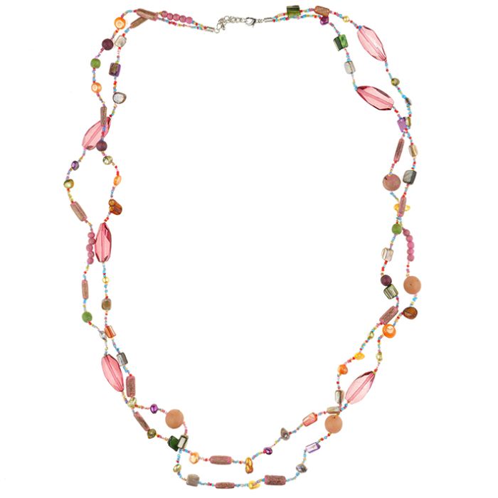 UG070 Beads Mother of Pearl and Stones