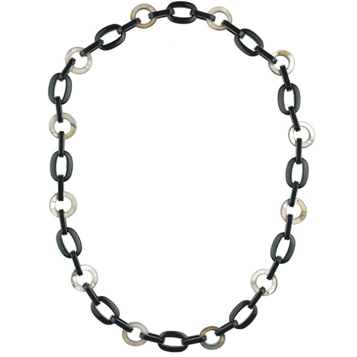 UG090 Chain - mother of pearl links