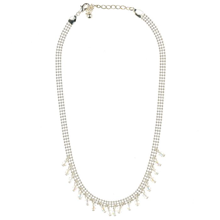 UG110 Chain necklace with crystals