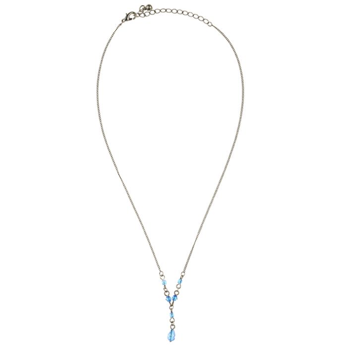 UG120-01 Blue crystal necklace