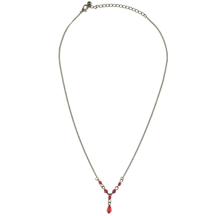 UG120-02 Red Crystal Necklace