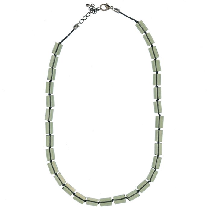 UG139-02 Dark Green Crystal Necklace
