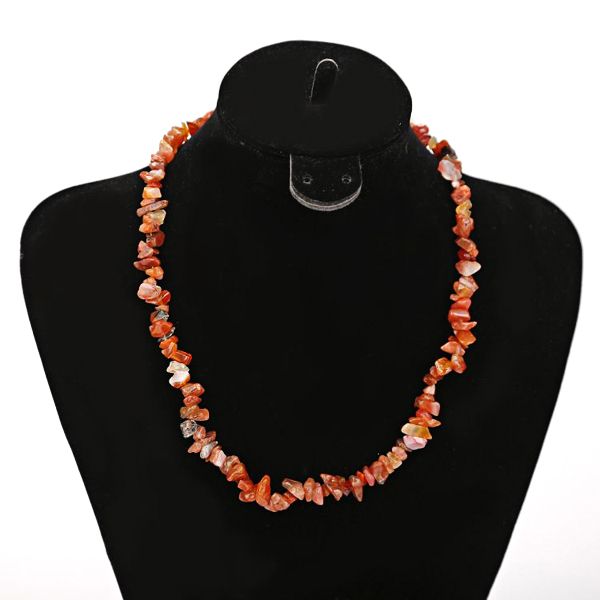 BUS047-09 Carnelian stone beads, 50cm