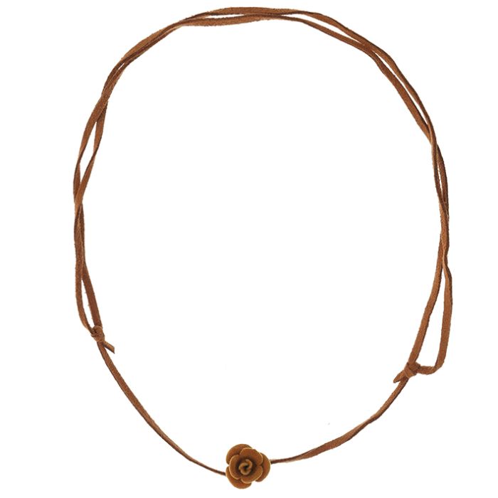 UG141-02 Brown Rose Choker